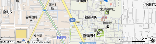 丸源ラーメン 八尾店周辺の地図