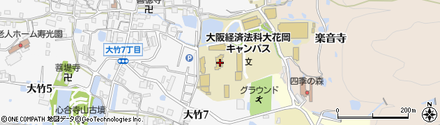 大阪府八尾市楽音寺6丁目10周辺の地図