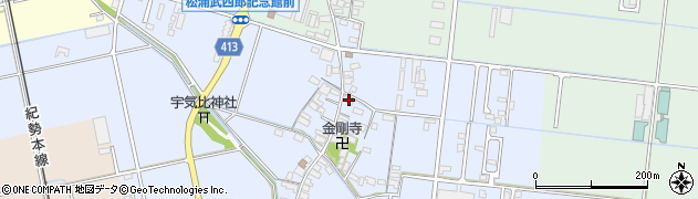 三重県松阪市肥留町705周辺の地図
