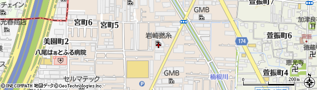 岩崎撚糸株式会社　本社周辺の地図