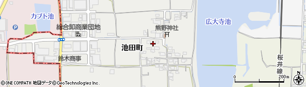 奈良県奈良市池田町129周辺の地図
