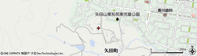 奈良県大和郡山市矢田町5894周辺の地図