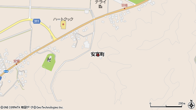 〒699-5131 島根県益田市安富町の地図