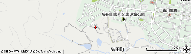 奈良県大和郡山市矢田町5895-16周辺の地図