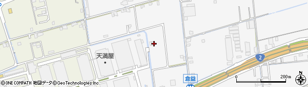 岡山県岡山市中区倉益223周辺の地図