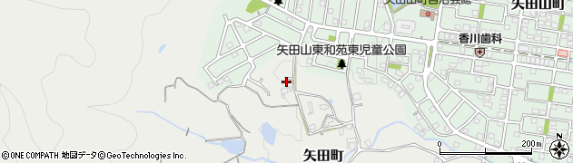 奈良県大和郡山市矢田町5895-34周辺の地図
