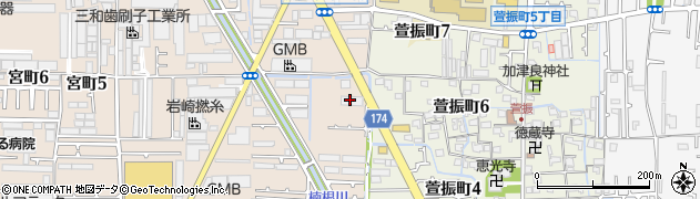 株式会社全国チェーン竜鳳　東大阪営業所周辺の地図