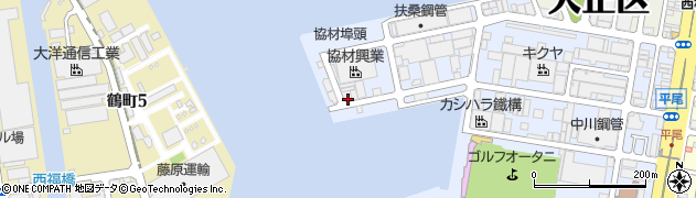 榎並鉄鋼株式会社周辺の地図