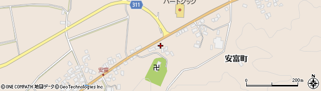 島根県益田市安富町368周辺の地図