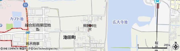 奈良県奈良市池田町114周辺の地図