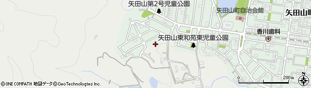 奈良県大和郡山市矢田町5895-2周辺の地図