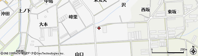 愛知県田原市伊川津町原周辺の地図
