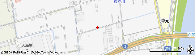 岡山県岡山市中区倉益374周辺の地図