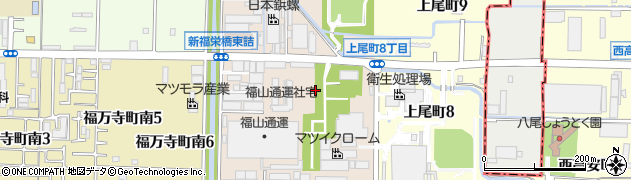 八尾普泉寺霊園周辺の地図