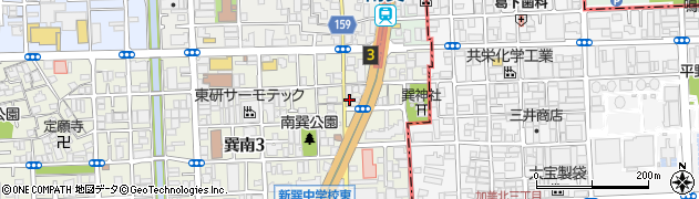 木村アルミ箔株式会社　大阪工場周辺の地図