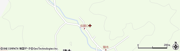 三重県伊賀市諸木323周辺の地図
