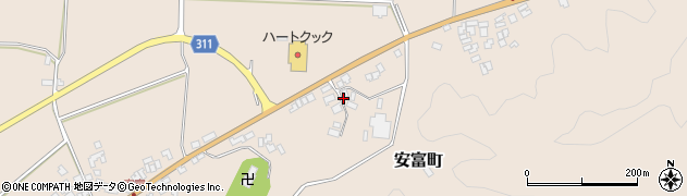 島根県益田市安富町144周辺の地図