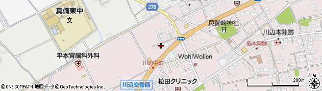 岡山県倉敷市真備町川辺123周辺の地図