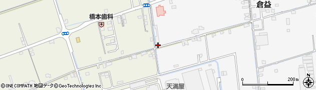 岡山県岡山市中区倉益206-5周辺の地図