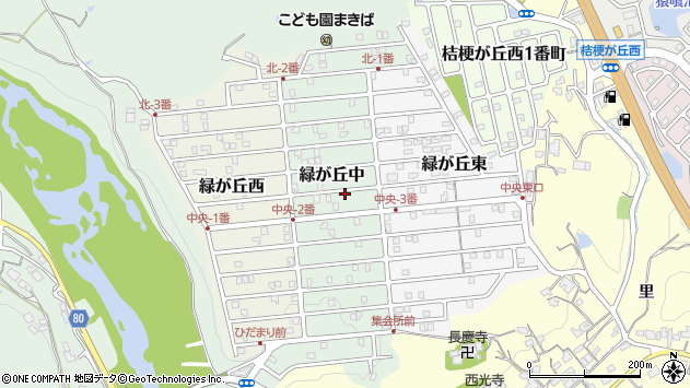 〒518-0755 三重県名張市緑が丘中の地図