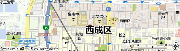 仲宗根洋服店周辺の地図