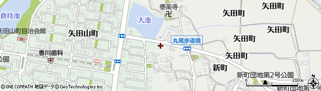 奈良県大和郡山市矢田町6645周辺の地図