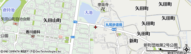 奈良県大和郡山市矢田町6645-1周辺の地図