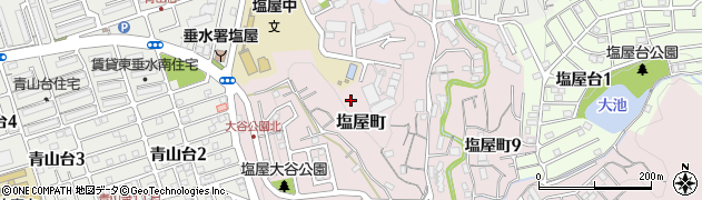 兵庫県神戸市垂水区塩屋町（大谷）周辺の地図