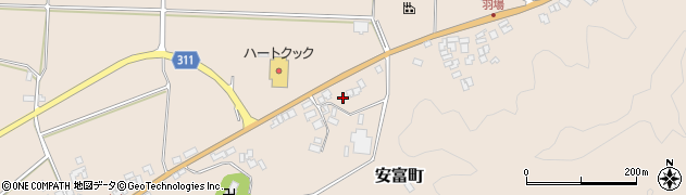 島根県益田市安富町388周辺の地図