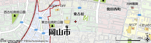 岡山県岡山市北区東古松504周辺の地図