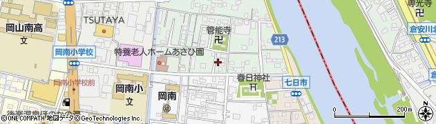 岡山県岡山市北区旭本町周辺の地図