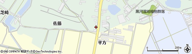 愛知県田原市大久保町佐藤周辺の地図