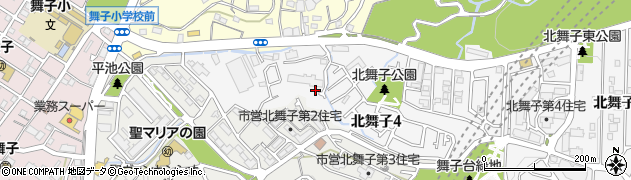 北舞子小公園周辺の地図