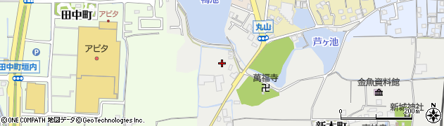 幸田養魚場周辺の地図