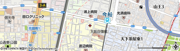 喜仙荘周辺の地図