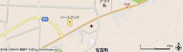 島根県益田市安富町2871周辺の地図