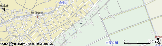 岡山県岡山市中区倉田43周辺の地図