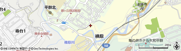 奈良県生駒郡平群町椣原581周辺の地図