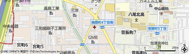 マルサン商事有限会社　八尾店周辺の地図