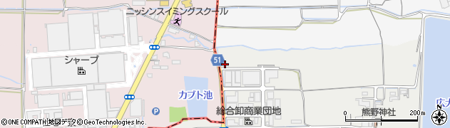 奈良県奈良市池田町61周辺の地図