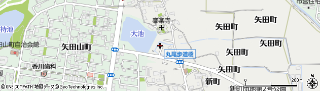 奈良県大和郡山市矢田町6647-1周辺の地図