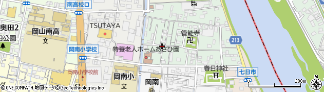 岡山市北区旭本町6-8駐車場周辺の地図