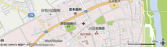 岡山県倉敷市真備町川辺213周辺の地図
