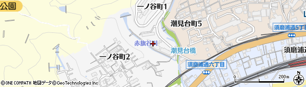 須磨一の谷グリーンハイツＢ棟周辺の地図