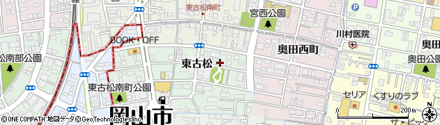 岡山県岡山市北区東古松507周辺の地図