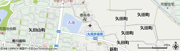 奈良県大和郡山市矢田町5504-1周辺の地図