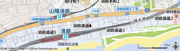 須磨浦ビル周辺の地図