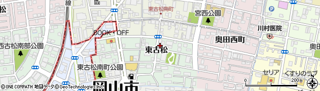 岡山県岡山市北区東古松468周辺の地図