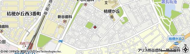 三重県名張市桔梗が丘３番町周辺の地図