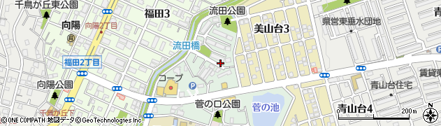 兵庫県神戸市垂水区東垂水町（流田）周辺の地図